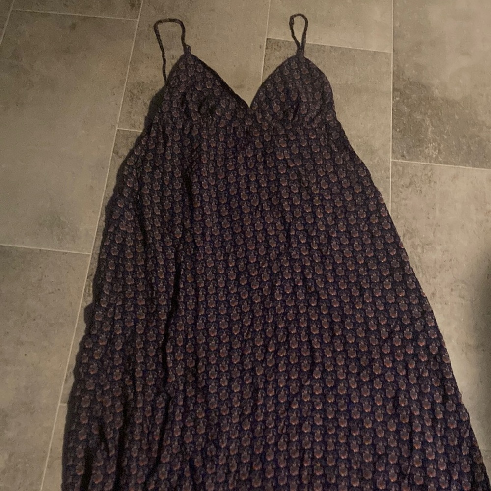 Forever Elegant Blue and Yellow Maxi Dress - Picture 8 of 16